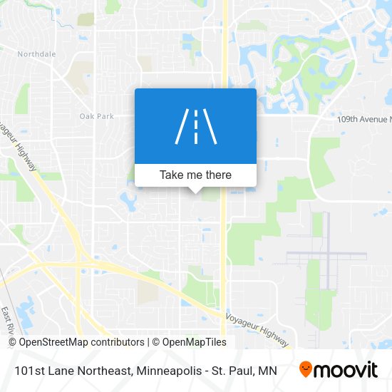 Mapa de 101st Lane Northeast