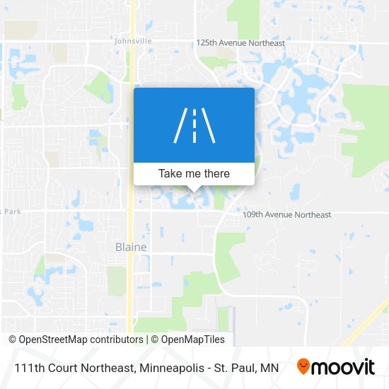 Mapa de 111th Court Northeast