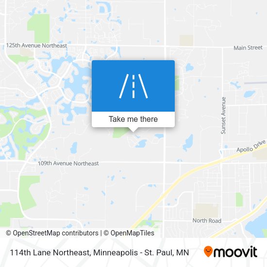 Mapa de 114th Lane Northeast