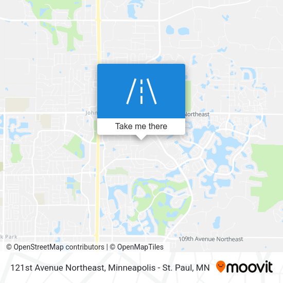 Mapa de 121st Avenue Northeast