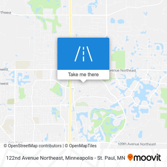 Mapa de 122nd Avenue Northeast