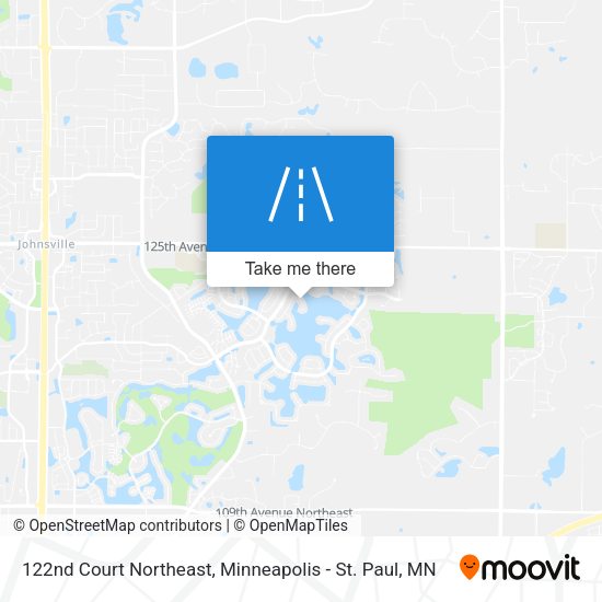 Mapa de 122nd Court Northeast