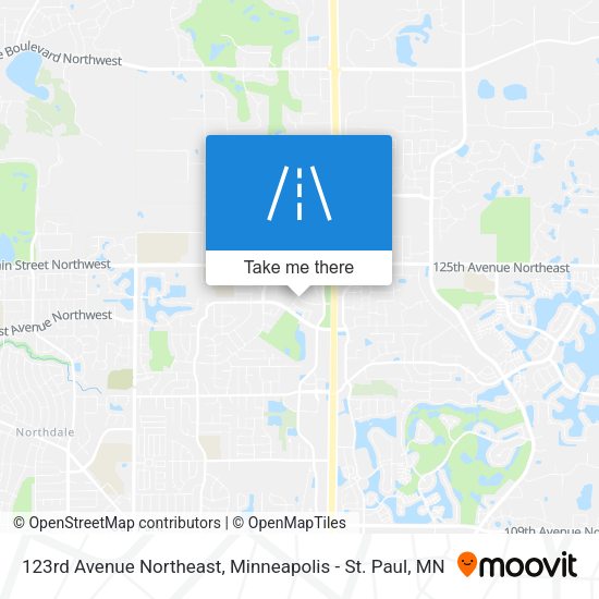 Mapa de 123rd Avenue Northeast