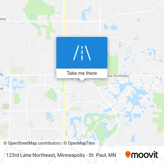 Mapa de 123rd Lane Northeast