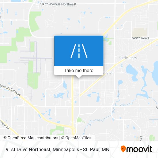 Mapa de 91st Drive Northeast