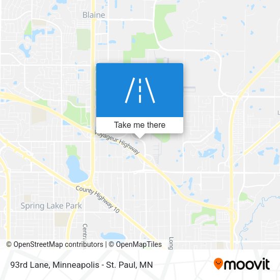 Mapa de 93rd Lane