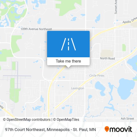 Mapa de 97th Court Northeast