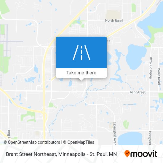 Mapa de Brant Street Northeast
