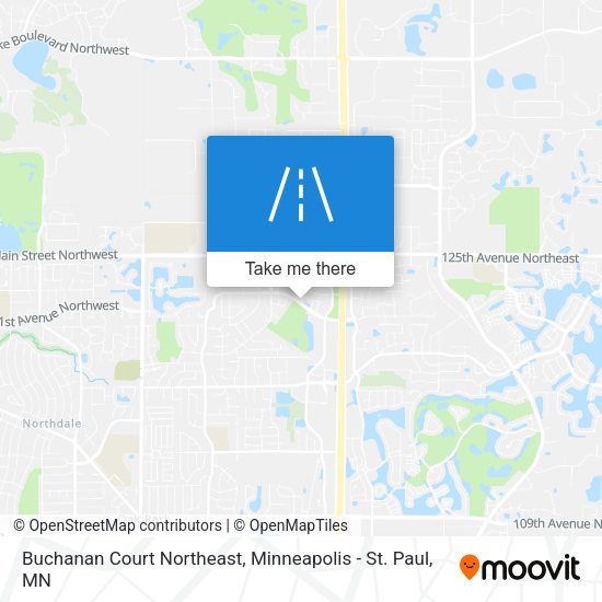 Buchanan Court Northeast map