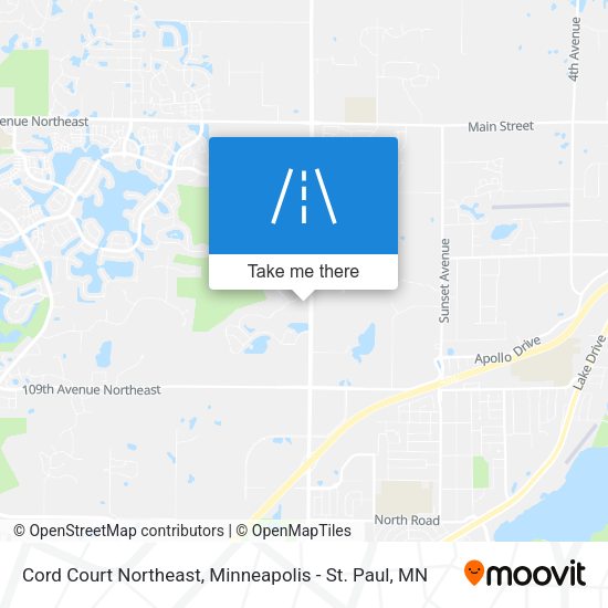 Cord Court Northeast map