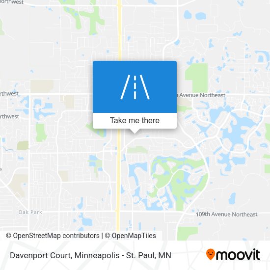 Mapa de Davenport Court