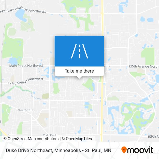 Mapa de Duke Drive Northeast