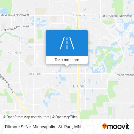 Mapa de Fillmore St Ne