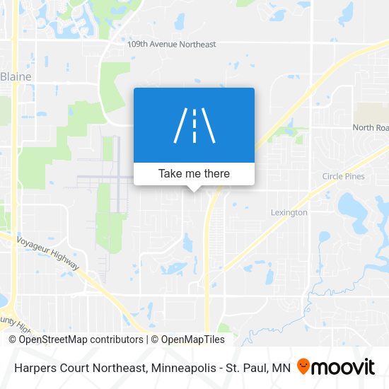 Harpers Court Northeast map