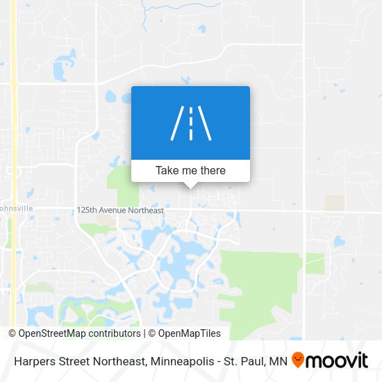 Harpers Street Northeast map