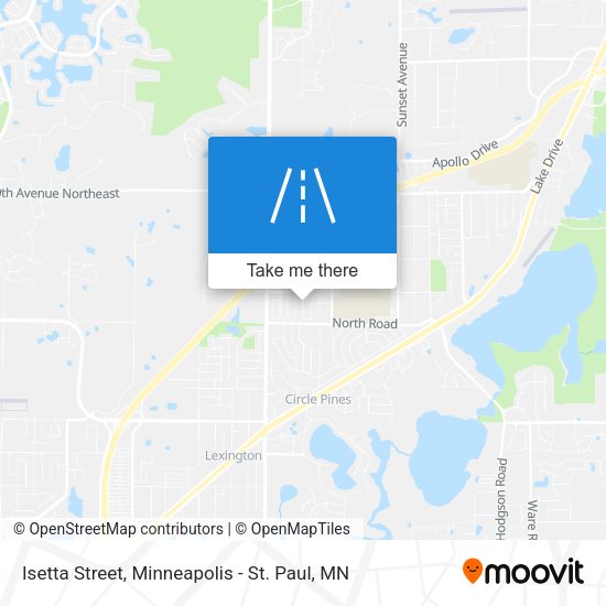 Isetta Street map