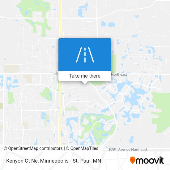 Kenyon Ct Ne map