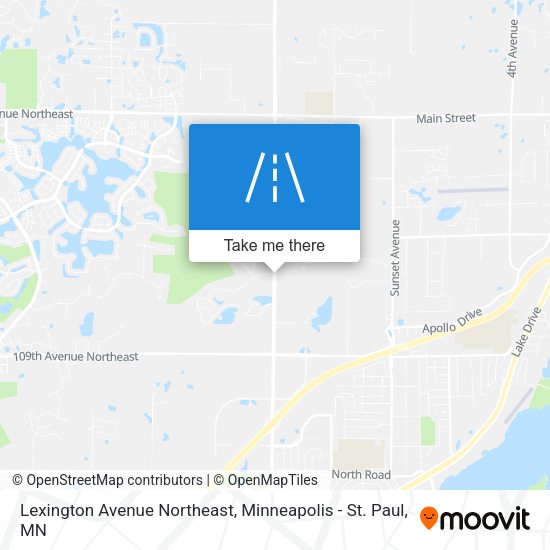 Mapa de Lexington Avenue Northeast