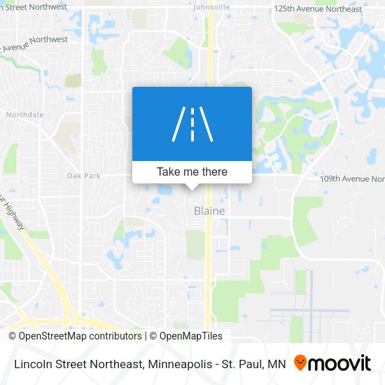Lincoln Street Northeast map