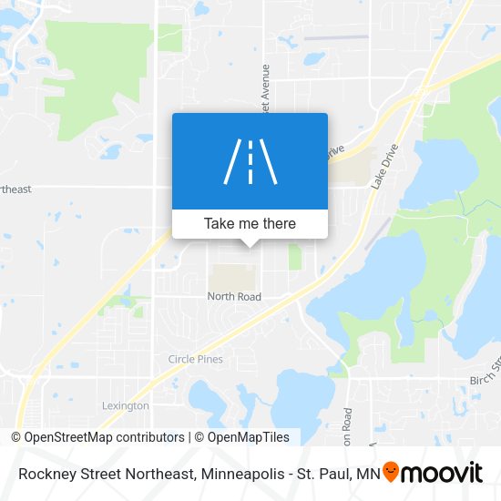 Mapa de Rockney Street Northeast