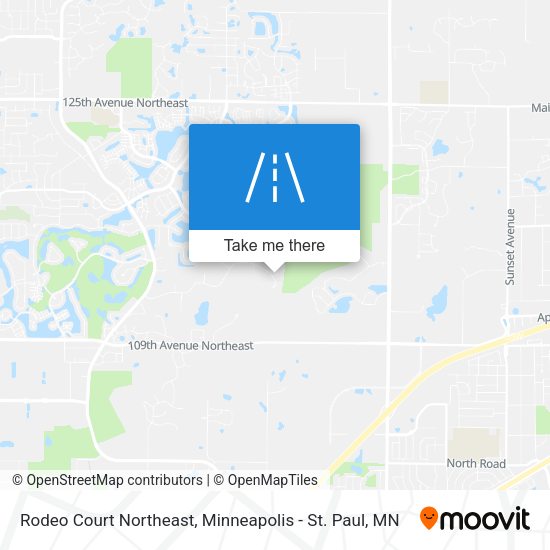 Mapa de Rodeo Court Northeast