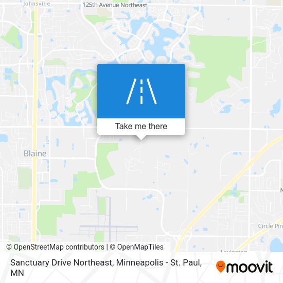 Mapa de Sanctuary Drive Northeast