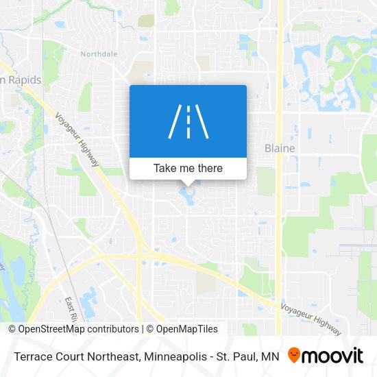 Terrace Court Northeast map