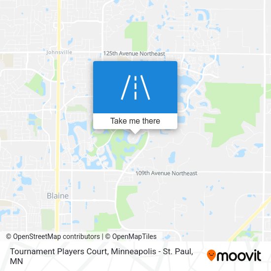 Mapa de Tournament Players Court