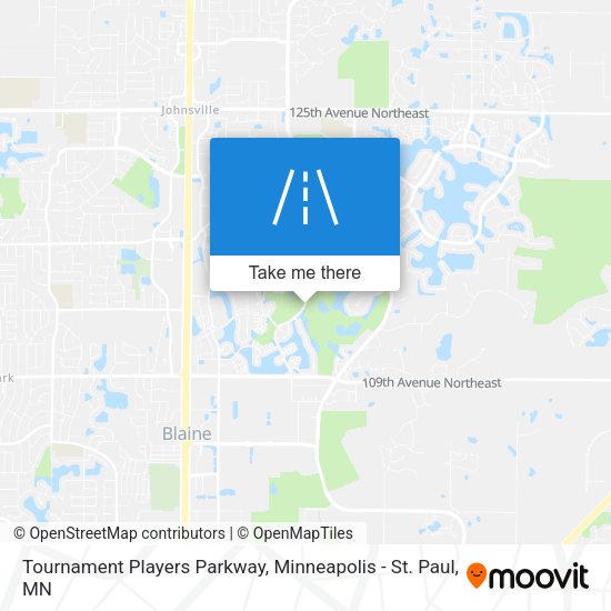 Mapa de Tournament Players Parkway