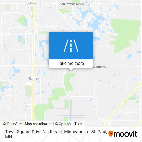 Mapa de Town Square Drive Northeast
