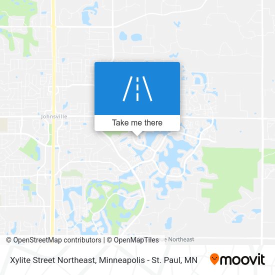 Xylite Street Northeast map