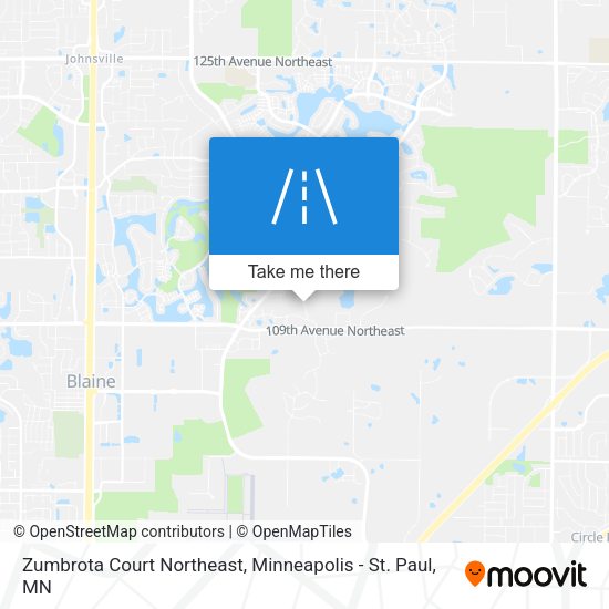 Mapa de Zumbrota Court Northeast