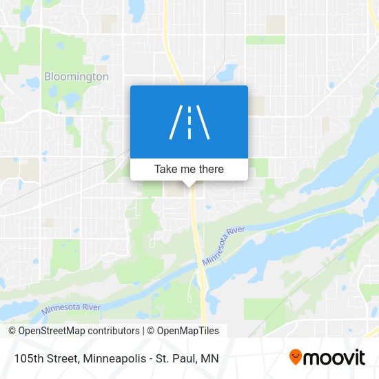 105th Street map