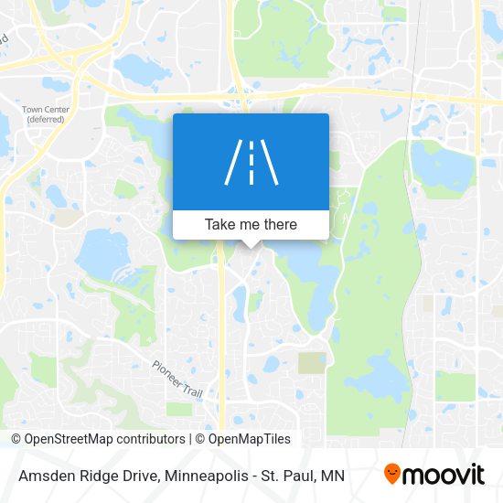 Mapa de Amsden Ridge Drive