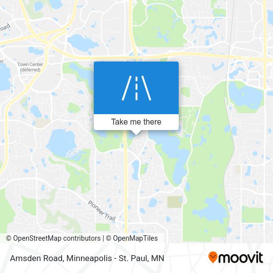 Amsden Road map