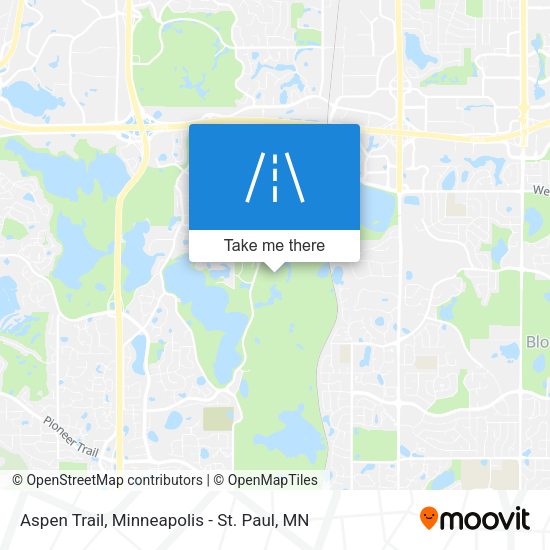 Aspen Trail map