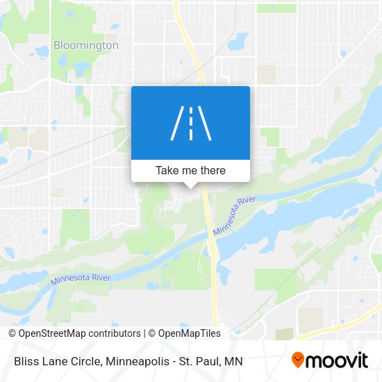 Bliss Lane Circle map