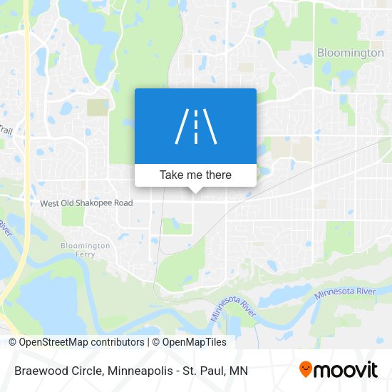 Braewood Circle map