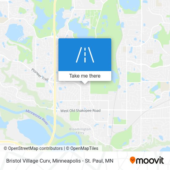 Mapa de Bristol Village Curv