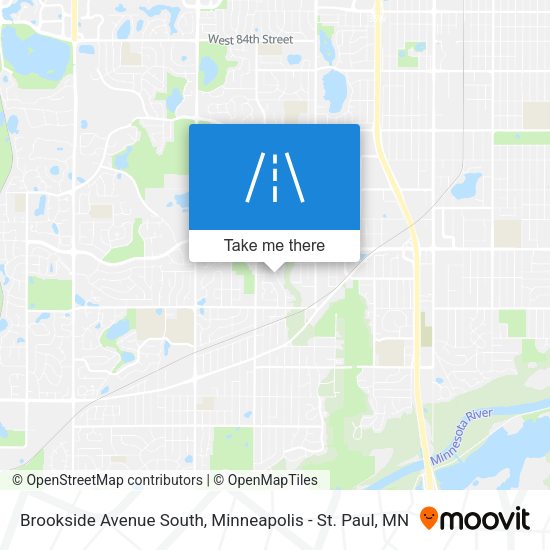 Brookside Avenue South map