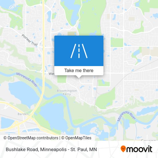 Mapa de Bushlake Road