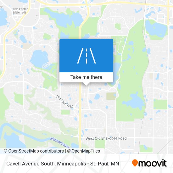 Mapa de Cavell Avenue South
