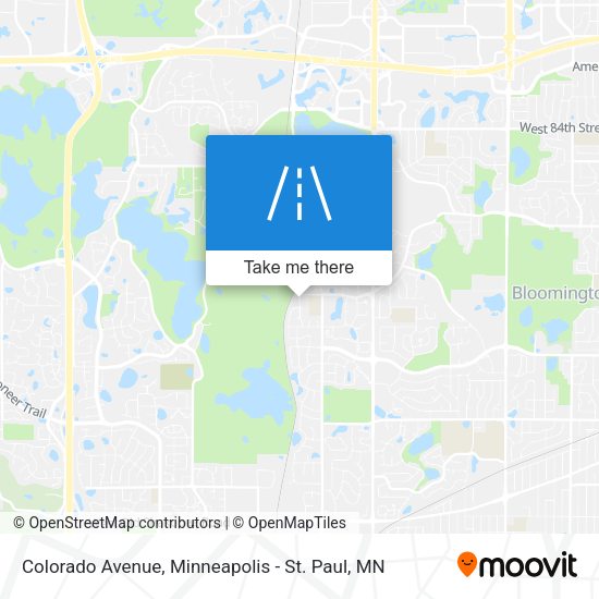 Colorado Avenue map
