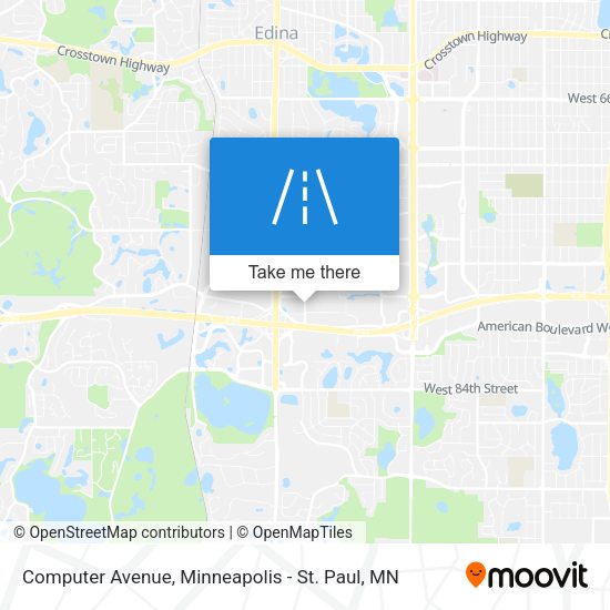 Computer Avenue map
