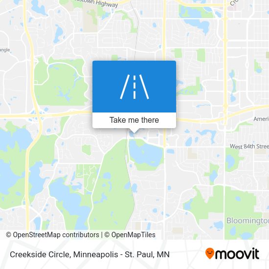 Creekside Circle map
