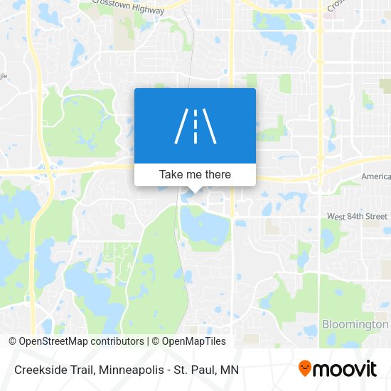Mapa de Creekside Trail
