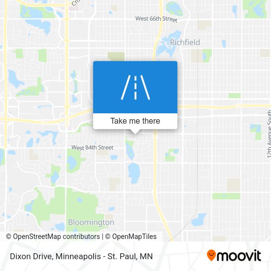 Dixon Drive map