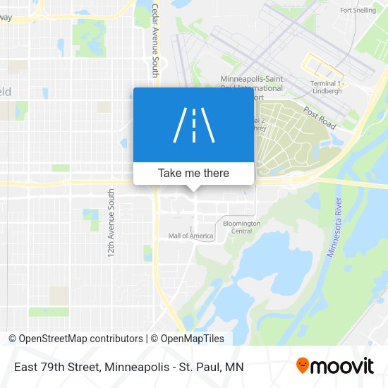 Mapa de East 79th Street