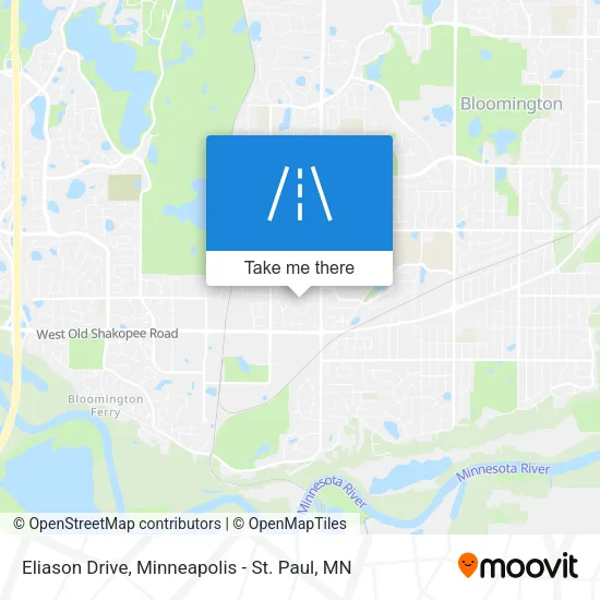 Eliason Drive map