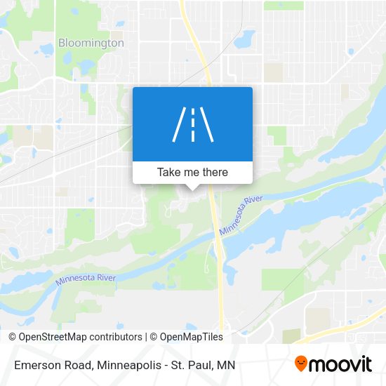 Mapa de Emerson Road